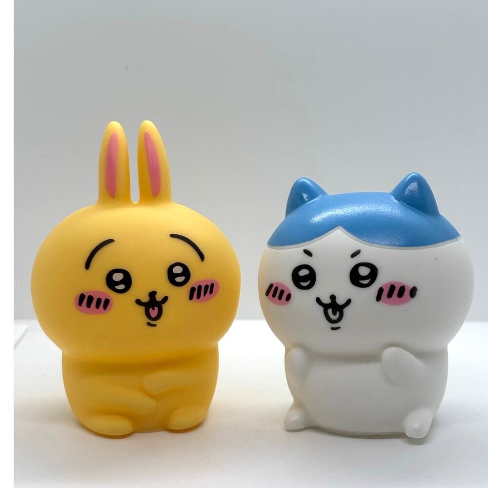 Two Miniso Chiikawa Night Lights, Hachiware (Cat) and Usagi (Rabbit), LED - New